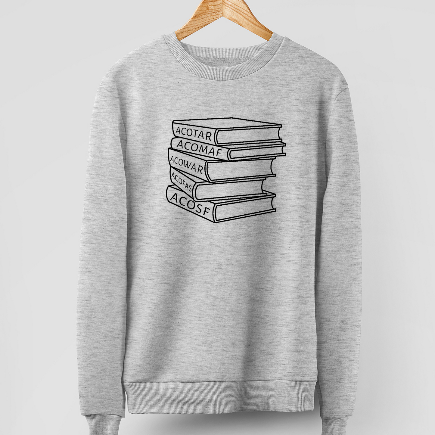 ACOTAR Book Stack Sweatshirt